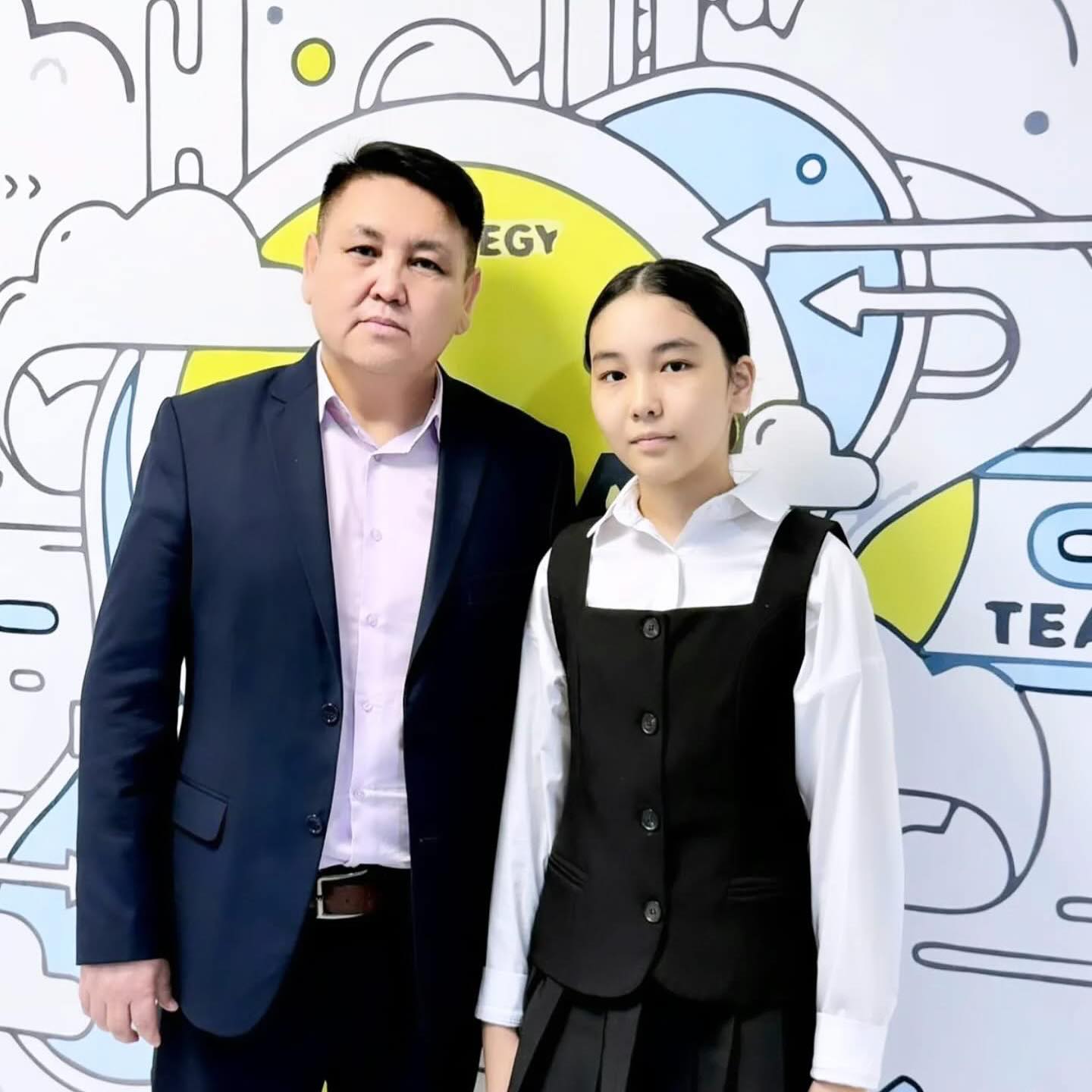 ҚҰТТЫҚТАЙМЫЗ! 🎉 ✨Жайлы мектептің 8-сынып оқушысы Абуғали Інжу қазақ тілі…